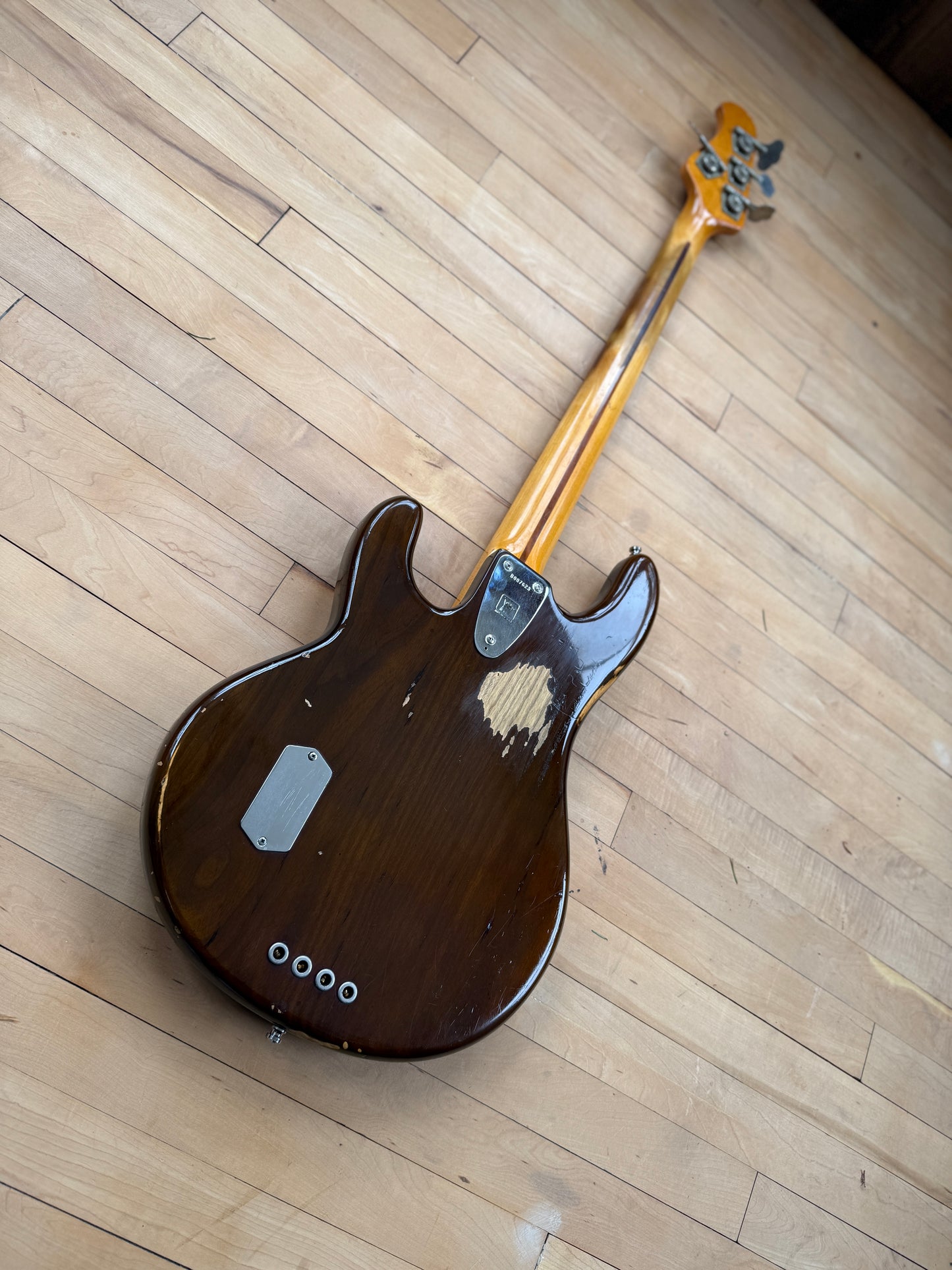 1978 Musicman Stingray Bass Guitar Mocha - Vintage Bass Room