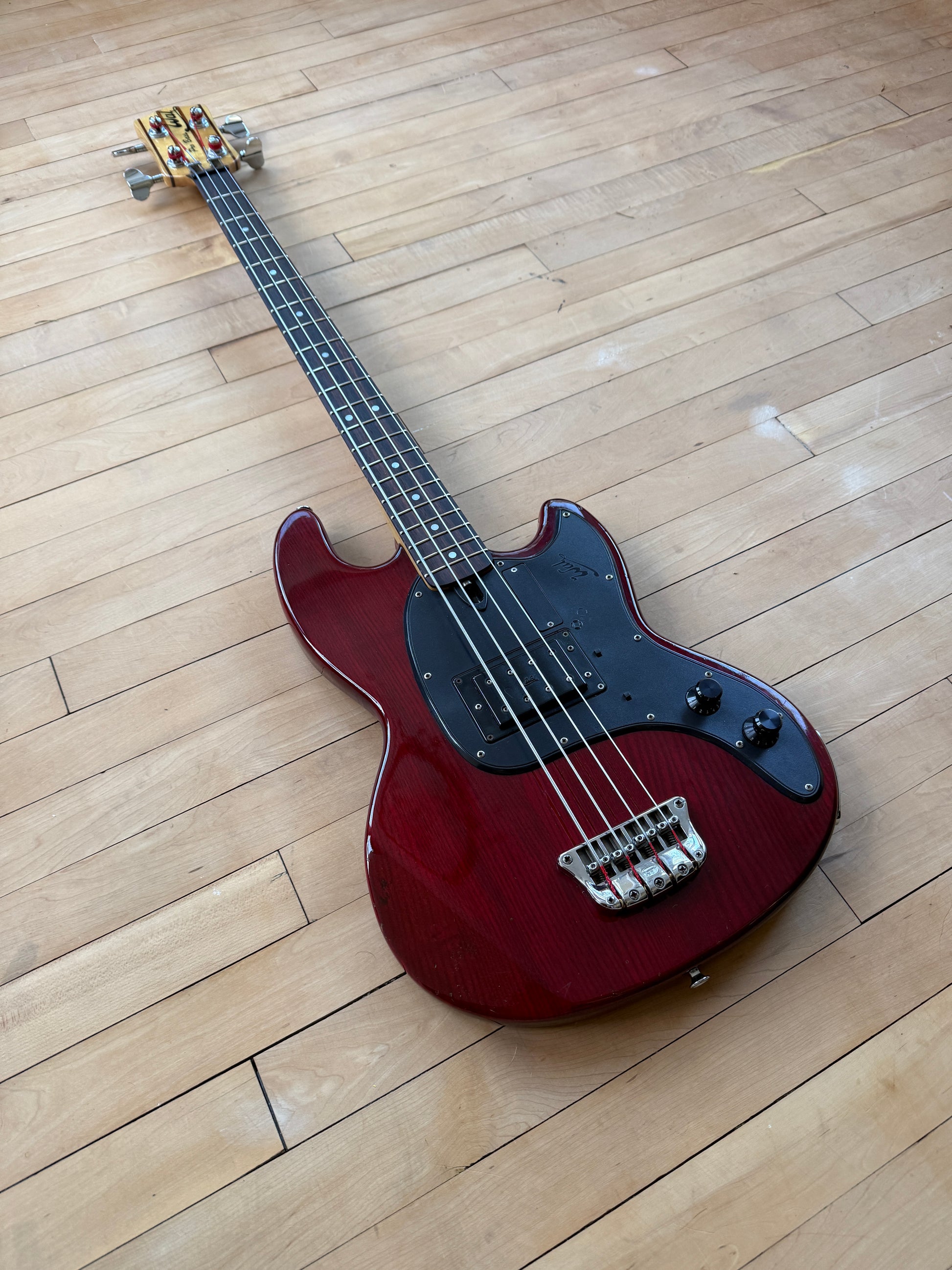 1979 Wal Pro 1E Bass Guitar in Cherry Red - Vintage Bass Room