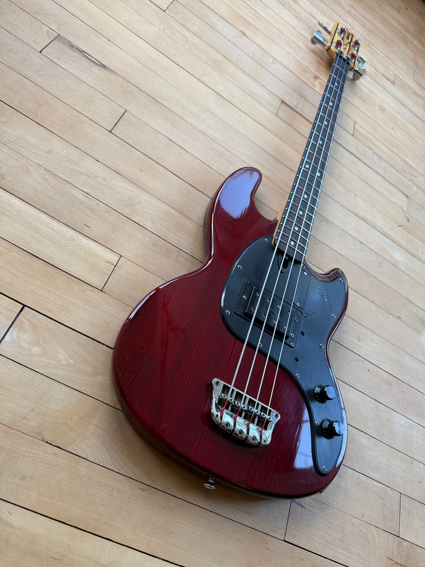 1979 Wal Pro 1E Bass Guitar in Cherry Red - Vintage Bass Room