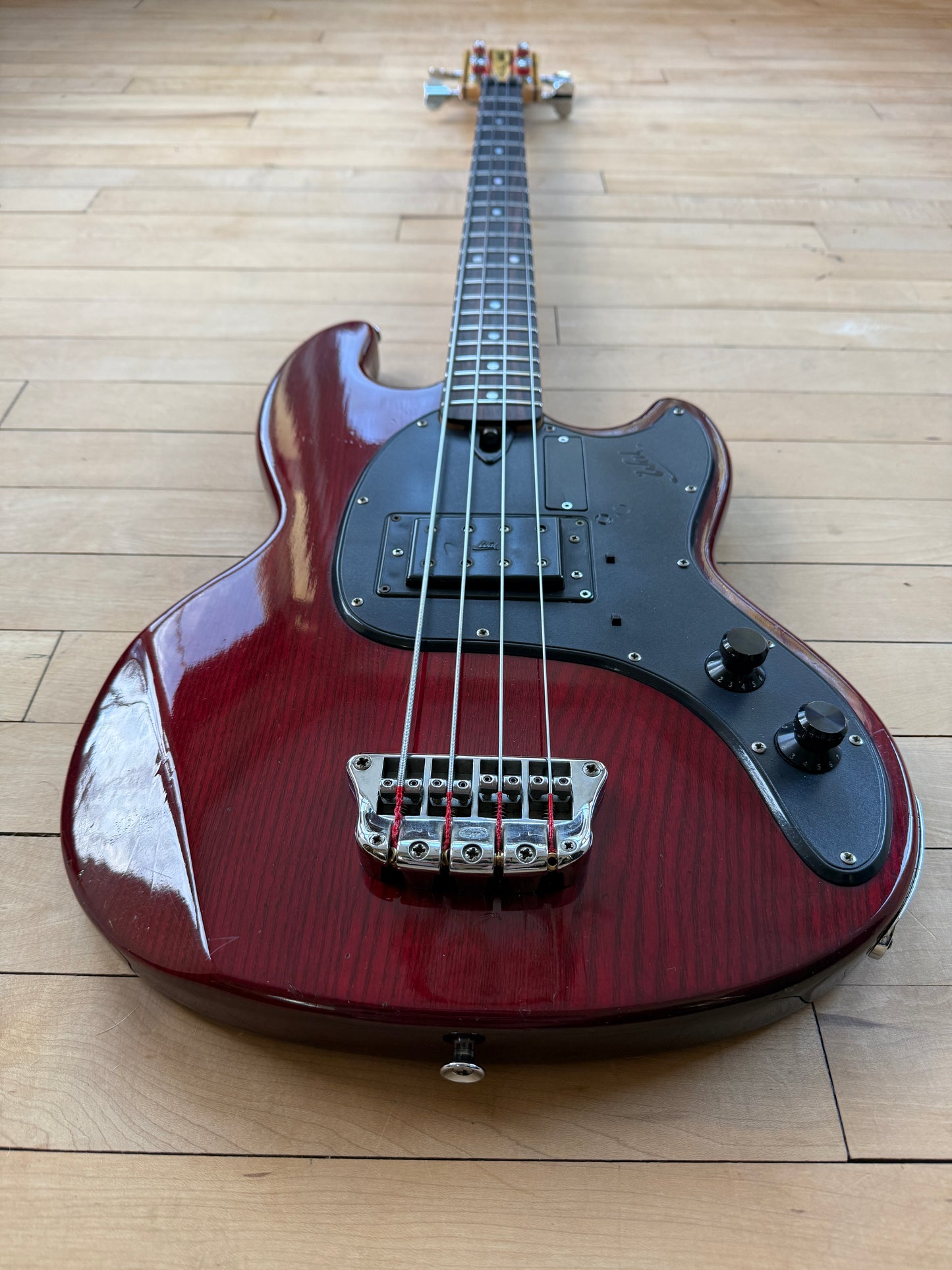 1979 Wal Pro 1E Bass Guitar in Cherry Red - Vintage Bass Room