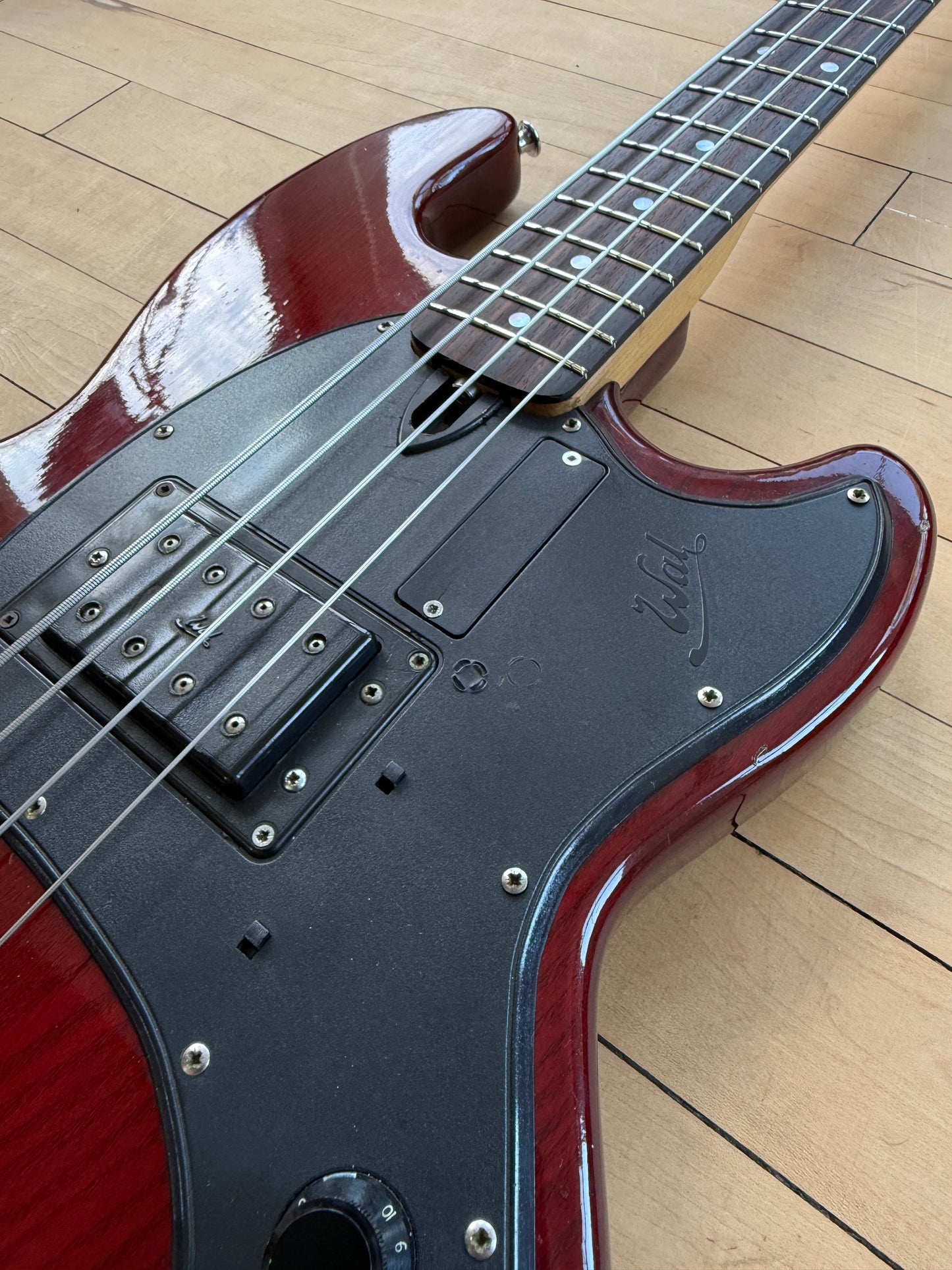 1979 Wal Pro 1E Bass Guitar in Cherry Red - Vintage Bass Room