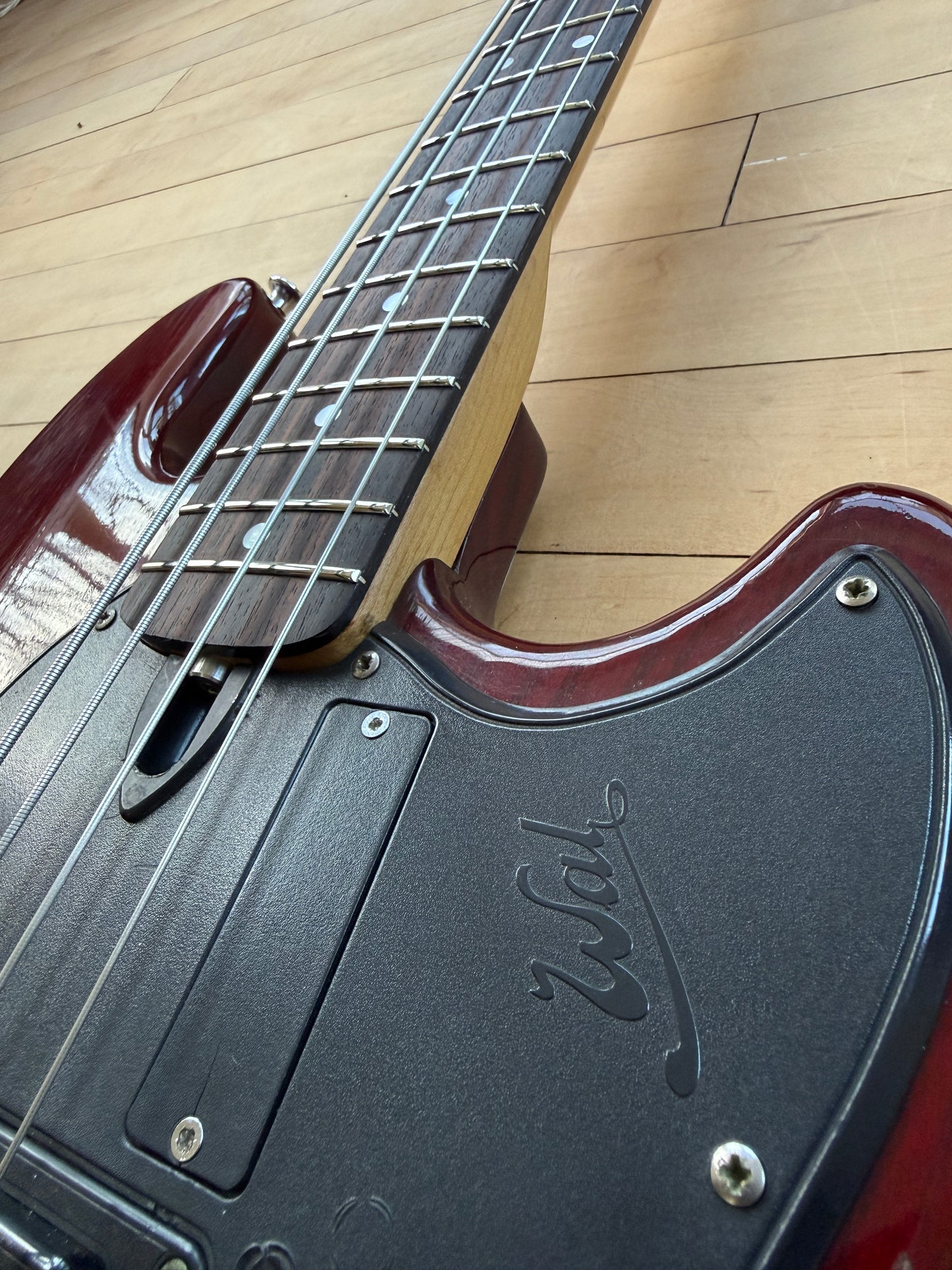 1979 Wal Pro 1E Bass Guitar in Cherry Red - Vintage Bass Room