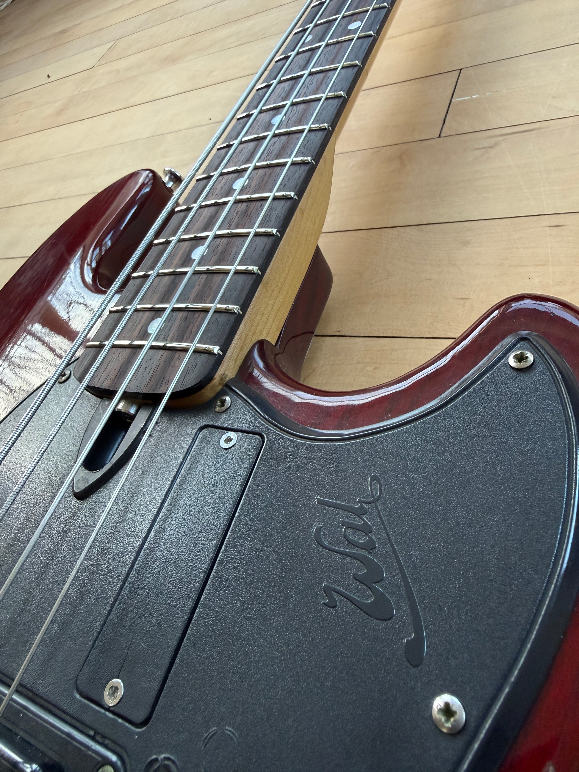 1979 Wal Pro 1E Bass Guitar in Cherry Red - Vintage Bass Room