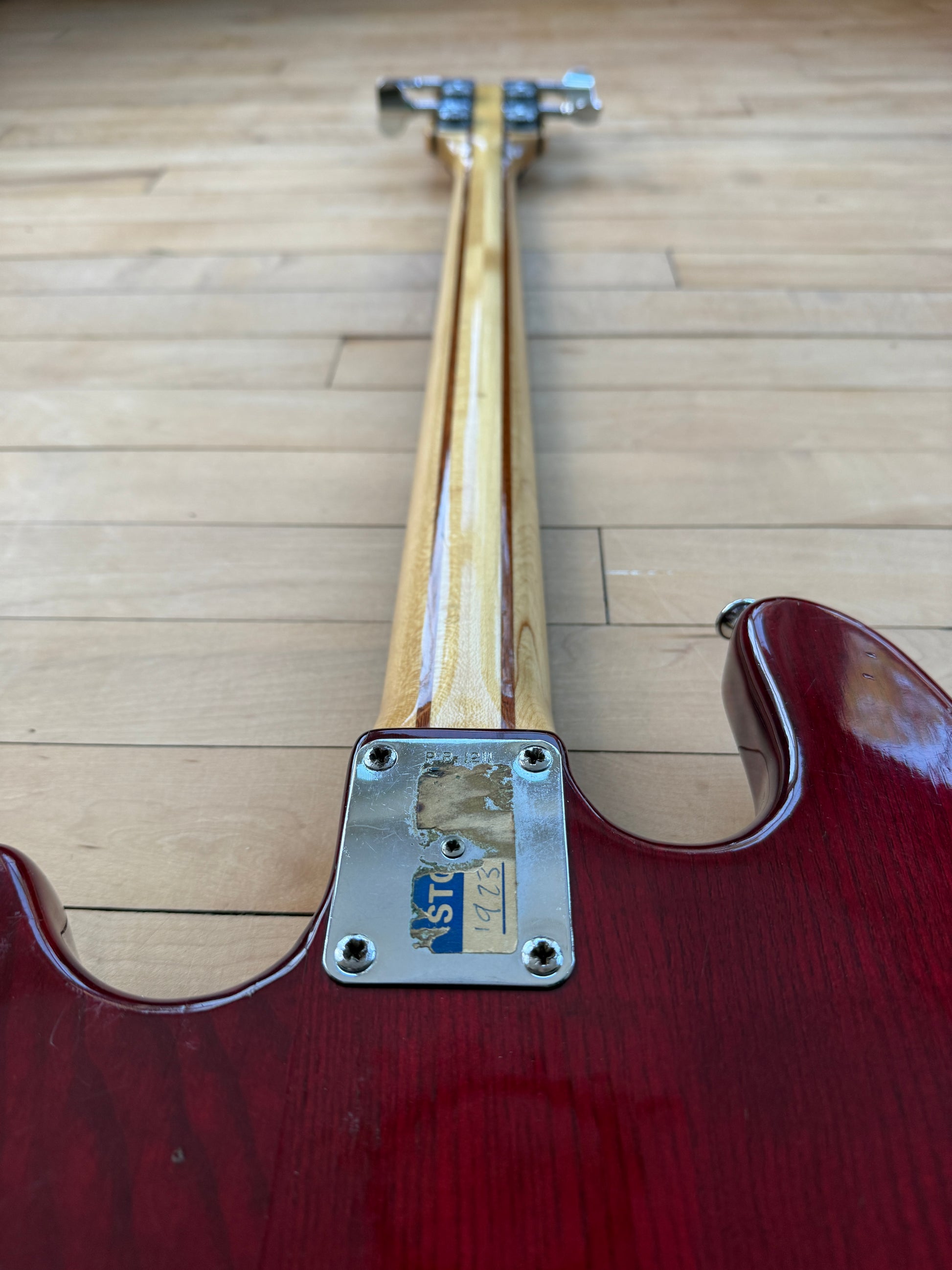 1979 Wal Pro 1E Bass Guitar in Cherry Red - Vintage Bass Room