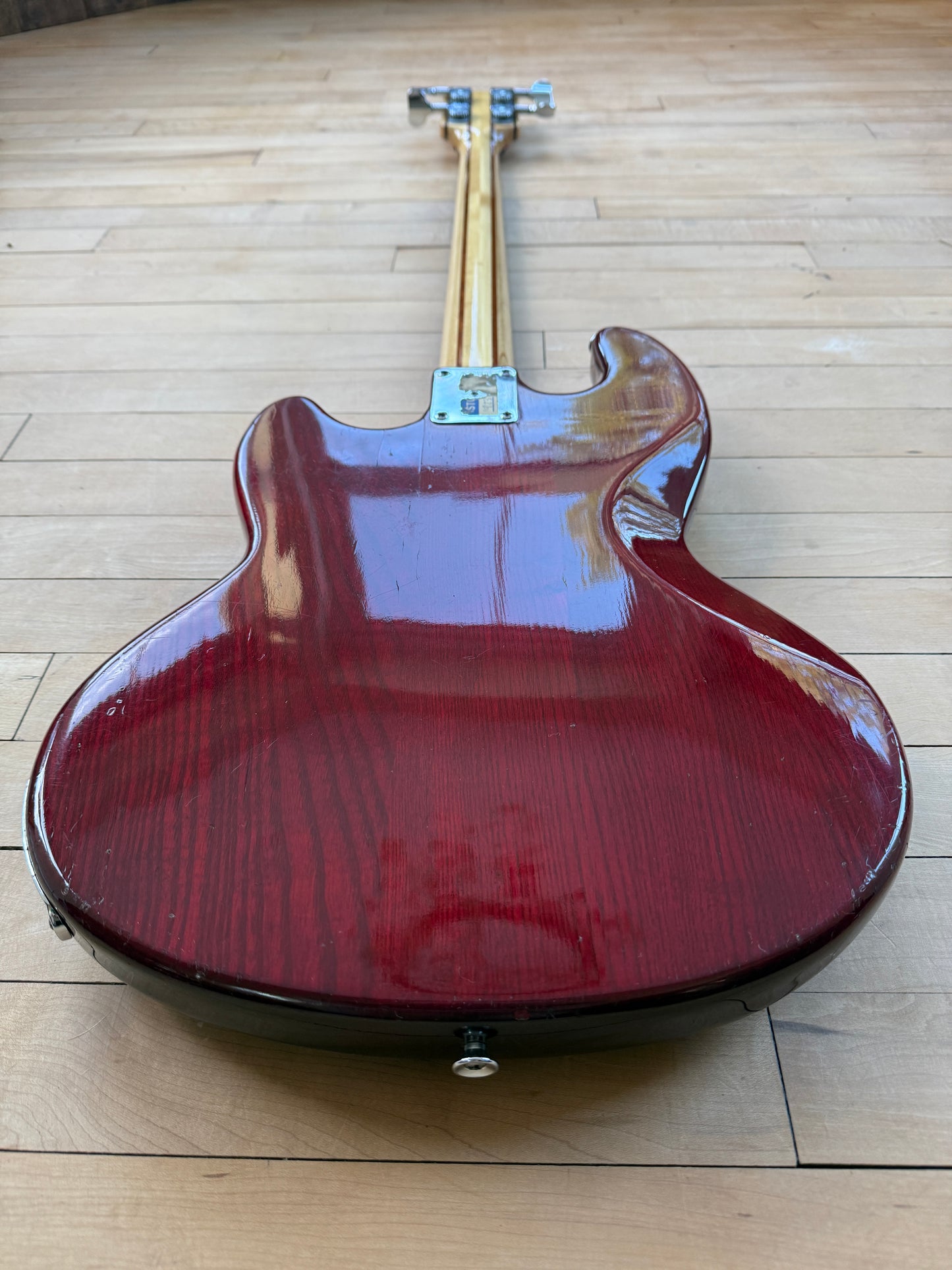 1979 Wal Pro 1E Bass Guitar in Cherry Red - Vintage Bass Room