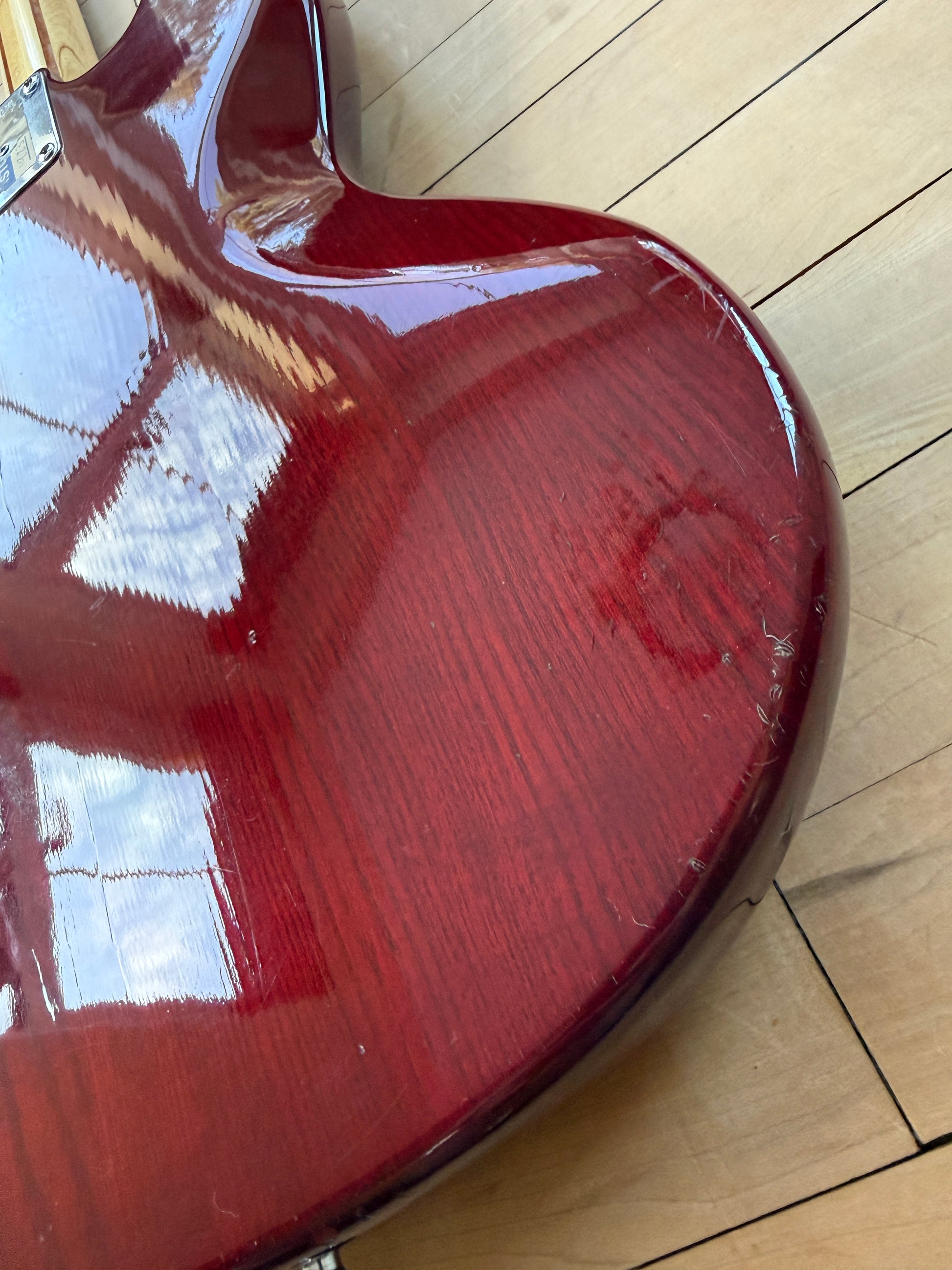 1979 Wal Pro 1E Bass Guitar in Cherry Red - Vintage Bass Room