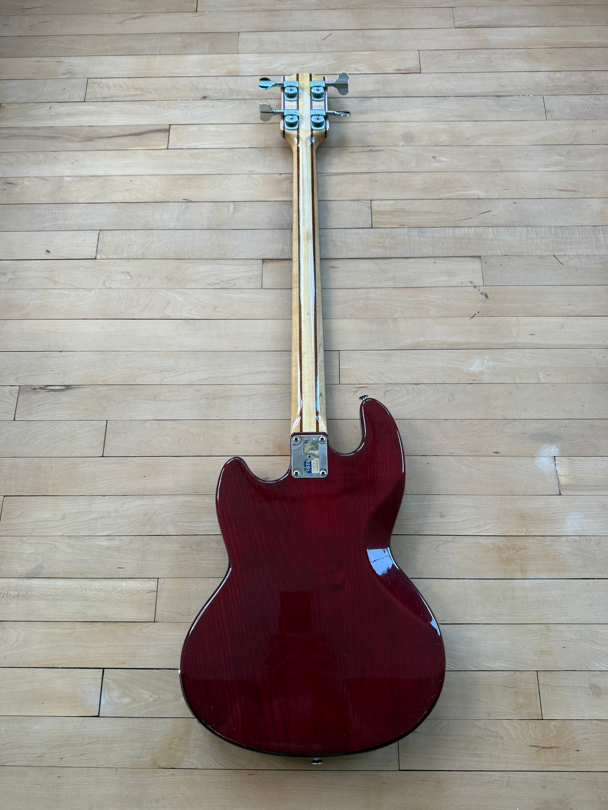 1979 Wal Pro 1E Bass Guitar in Cherry Red - Vintage Bass Room
