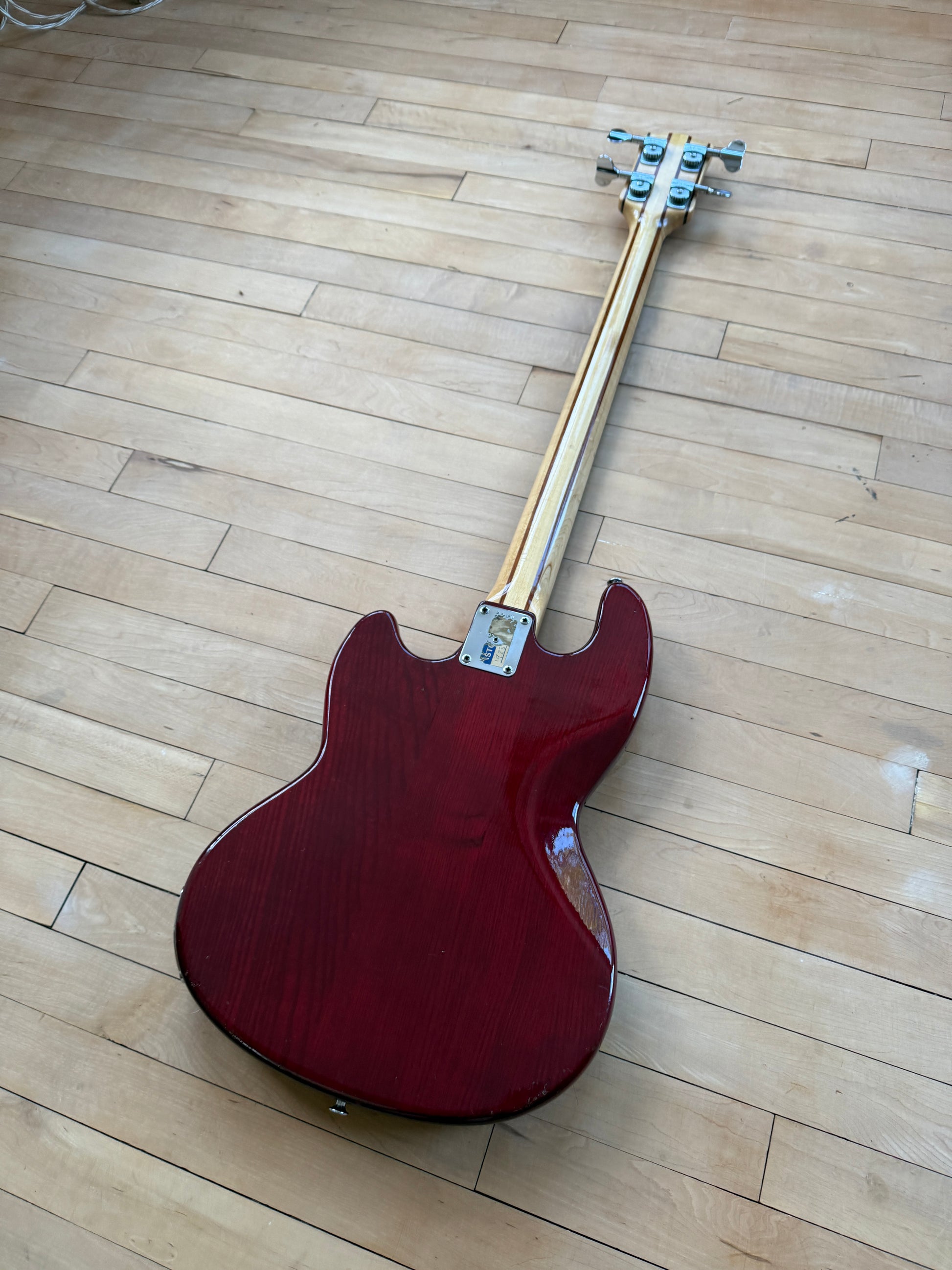 1979 Wal Pro 1E Bass Guitar in Cherry Red - Vintage Bass Room
