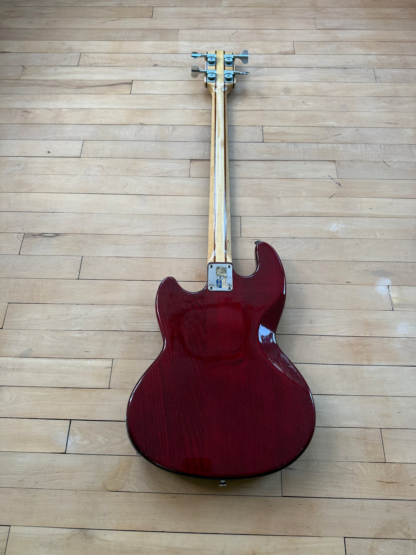 1979 Wal Pro 1E Bass Guitar in Cherry Red - Vintage Bass Room