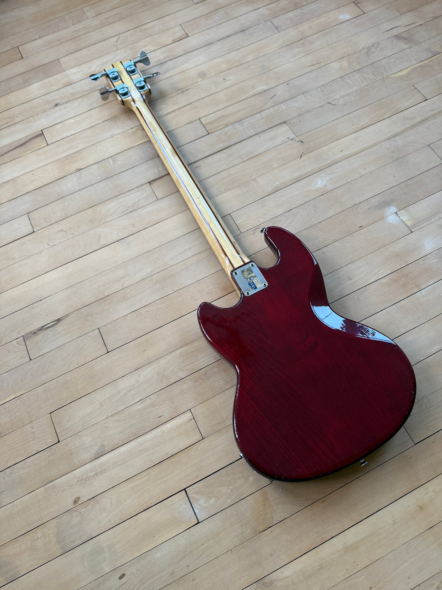 1979 Wal Pro 1E Bass Guitar in Cherry Red - Vintage Bass Room