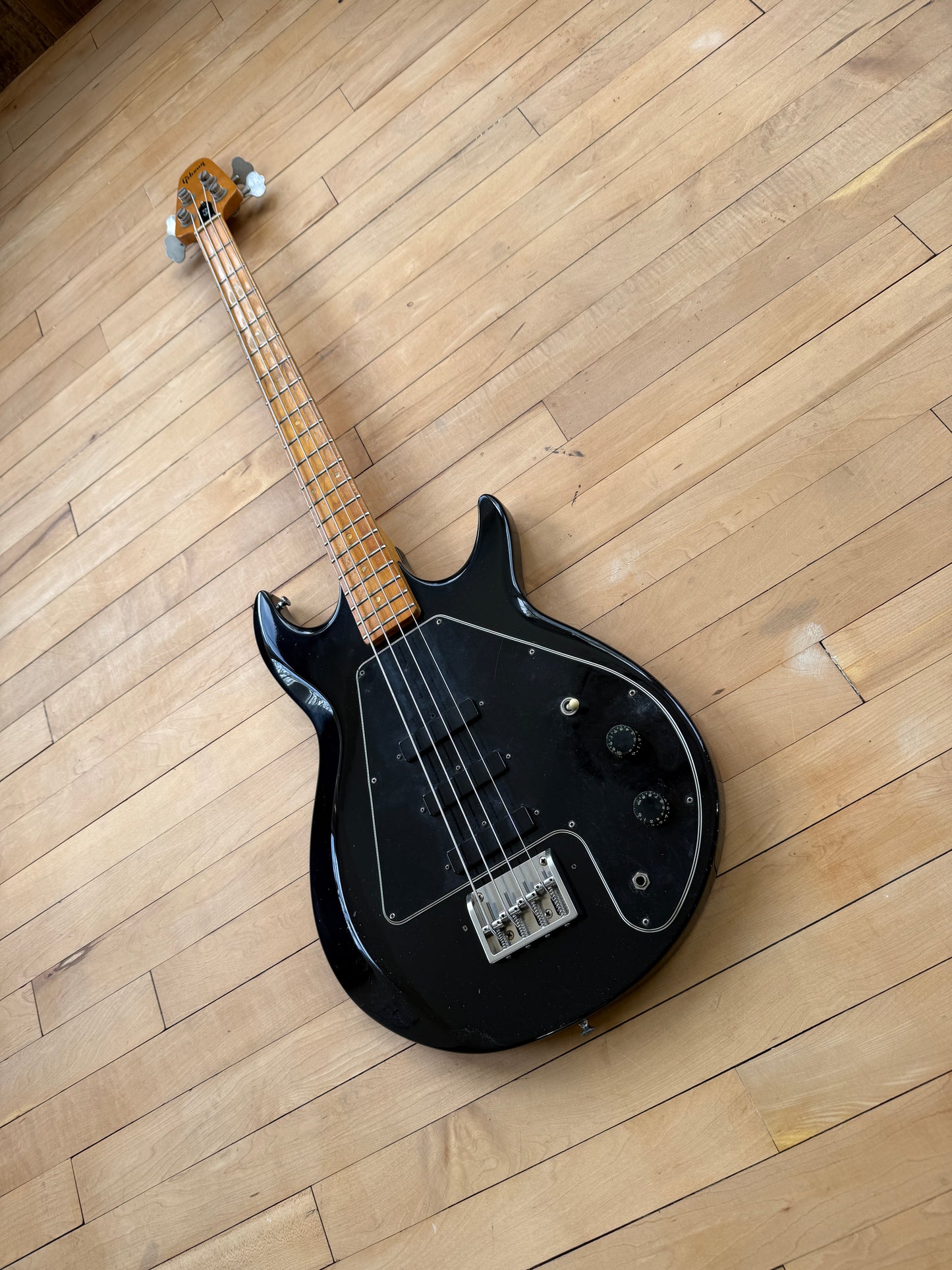1976 Gibson G3 Grabber Bass Guitar Black - Vintage Bass Room