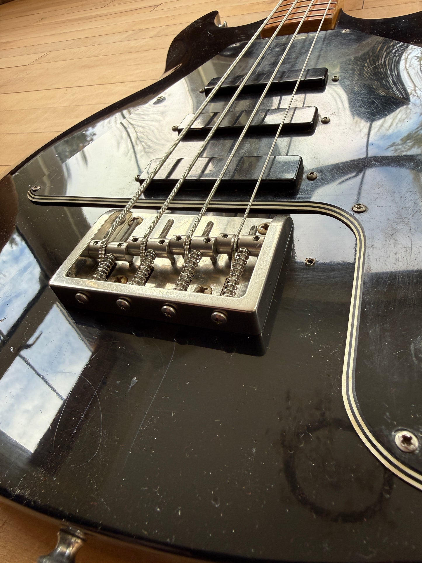 1976 Gibson G3 Grabber Bass Guitar Black - Vintage Bass Room