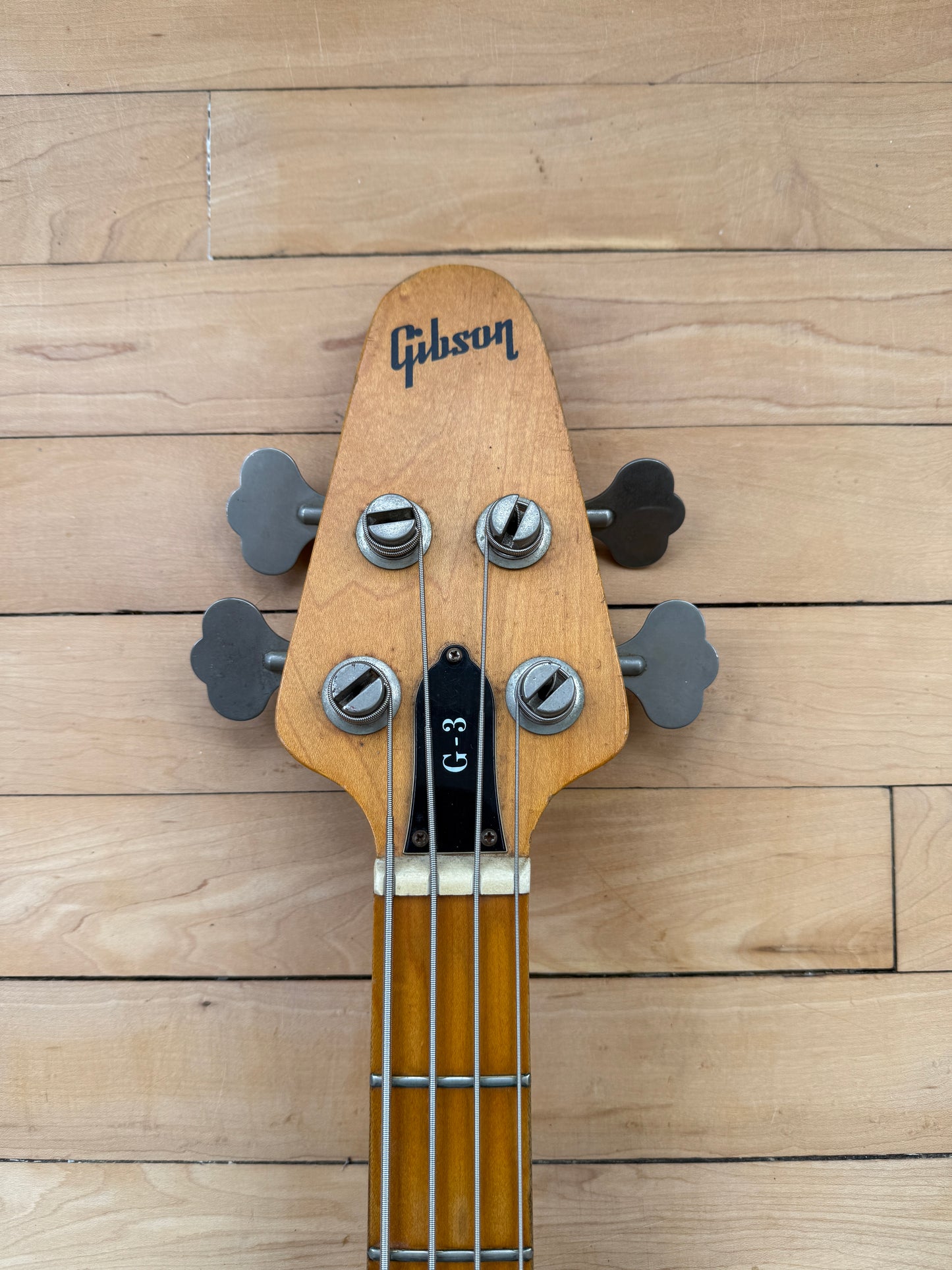 1976 Gibson G3 Grabber Bass Guitar Black - Vintage Bass Room