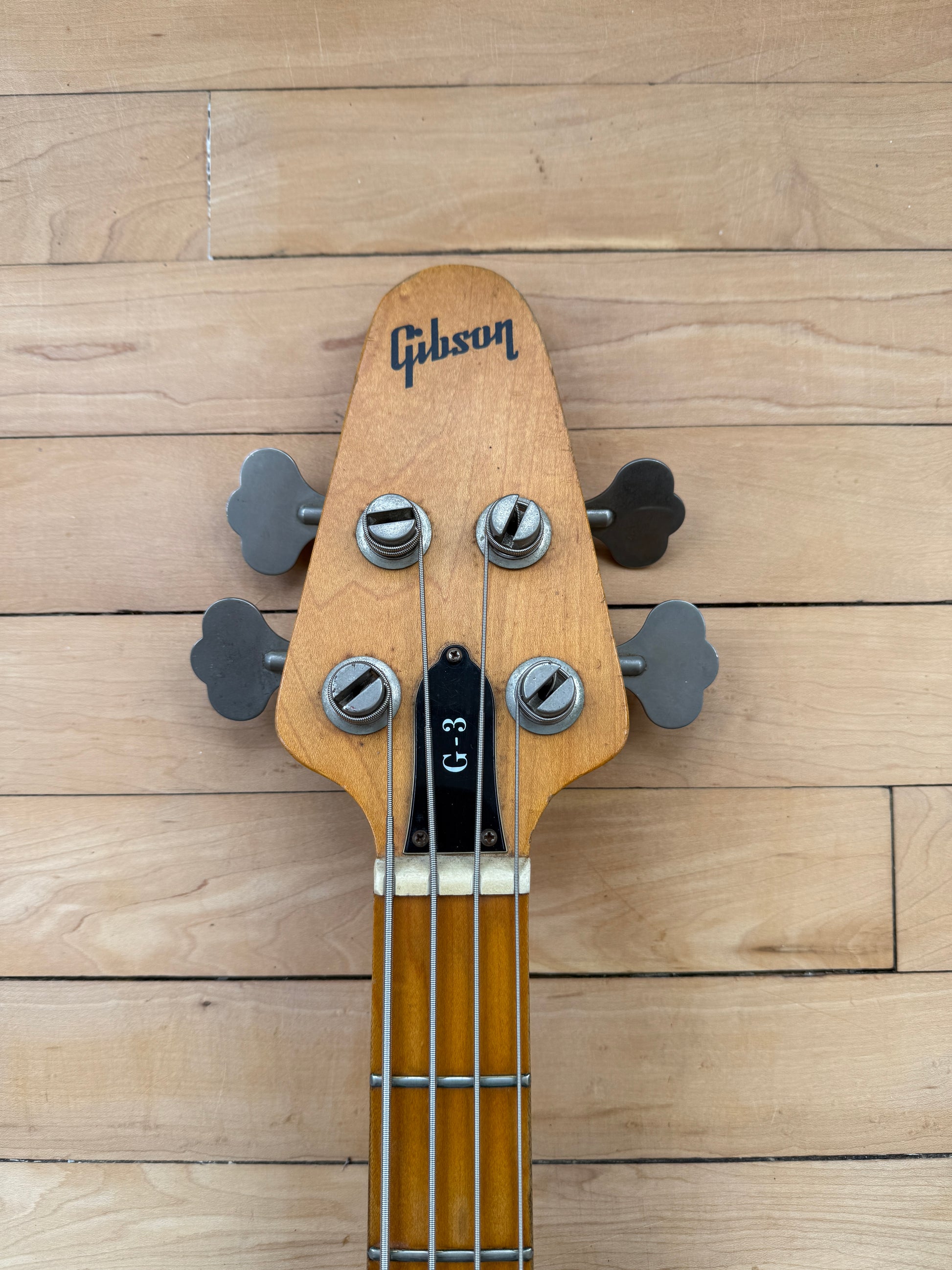 1976 Gibson G3 Grabber Bass Guitar Black - Vintage Bass Room