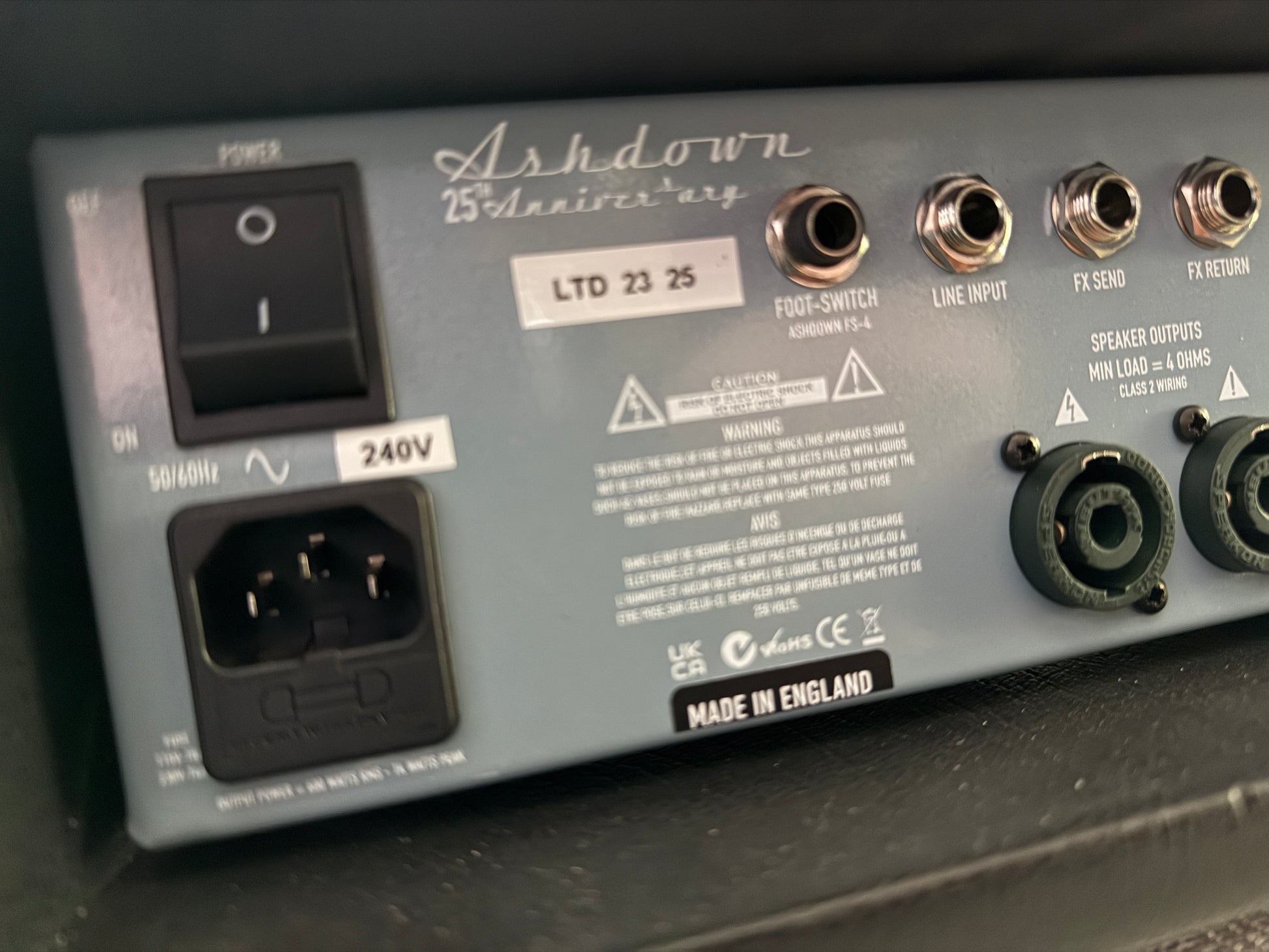 Ashdown ABM400 Signature Limited Edition Bass Amp No.23 of 25 - Vintage Bass Room