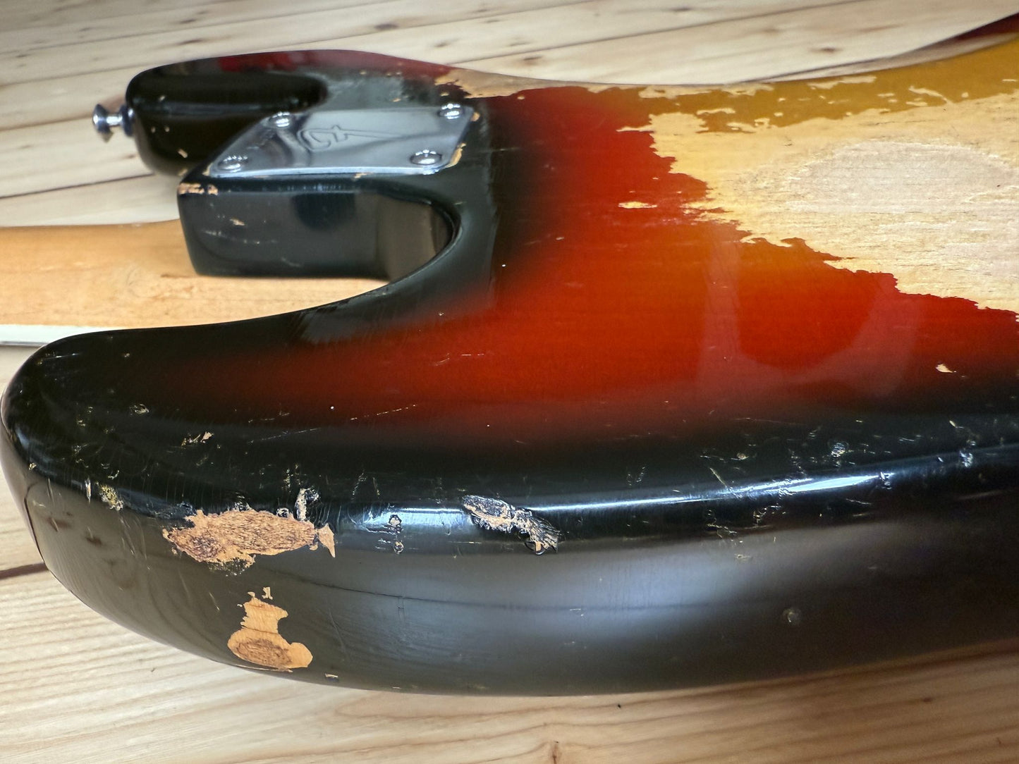1971 Fender Jazz Bass Guitar Sunburst - Vintage Bass Room
