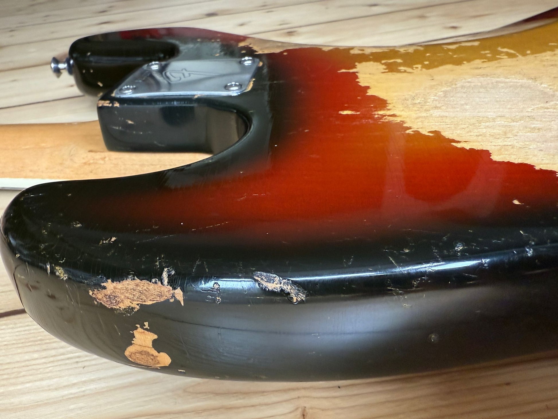 1971 Fender Jazz Bass Guitar Sunburst - Vintage Bass Room