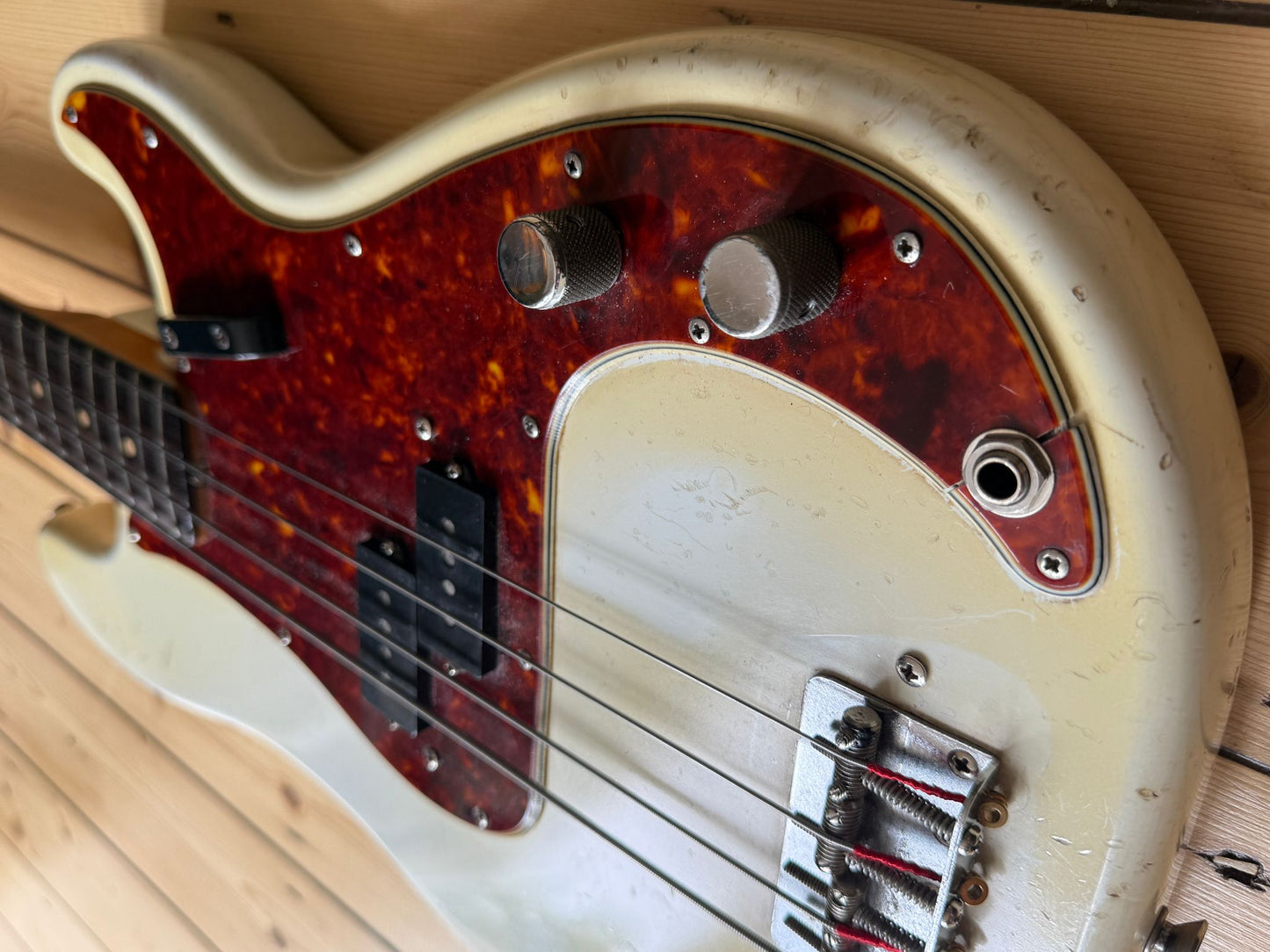 1962 Fender Precision Bass Guitar Olympic White - Vintage Bass Room