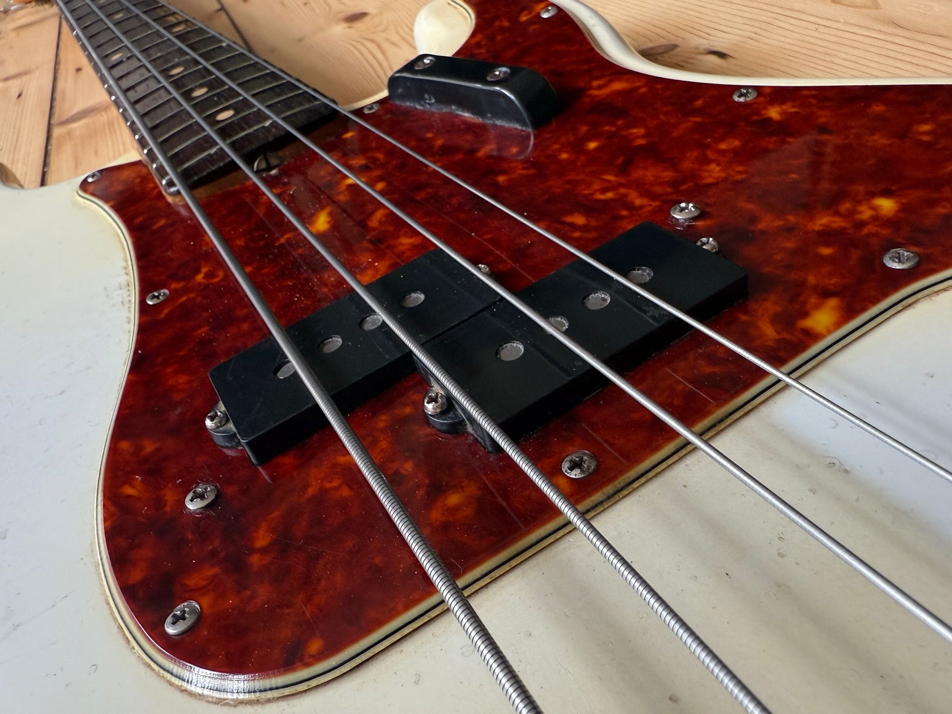 1962 Fender Precision Bass Guitar Olympic White - Vintage Bass Room