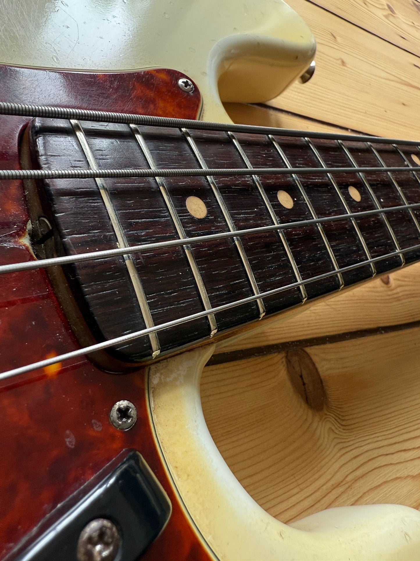 1962 Fender Precision Bass Guitar Olympic White - Vintage Bass Room