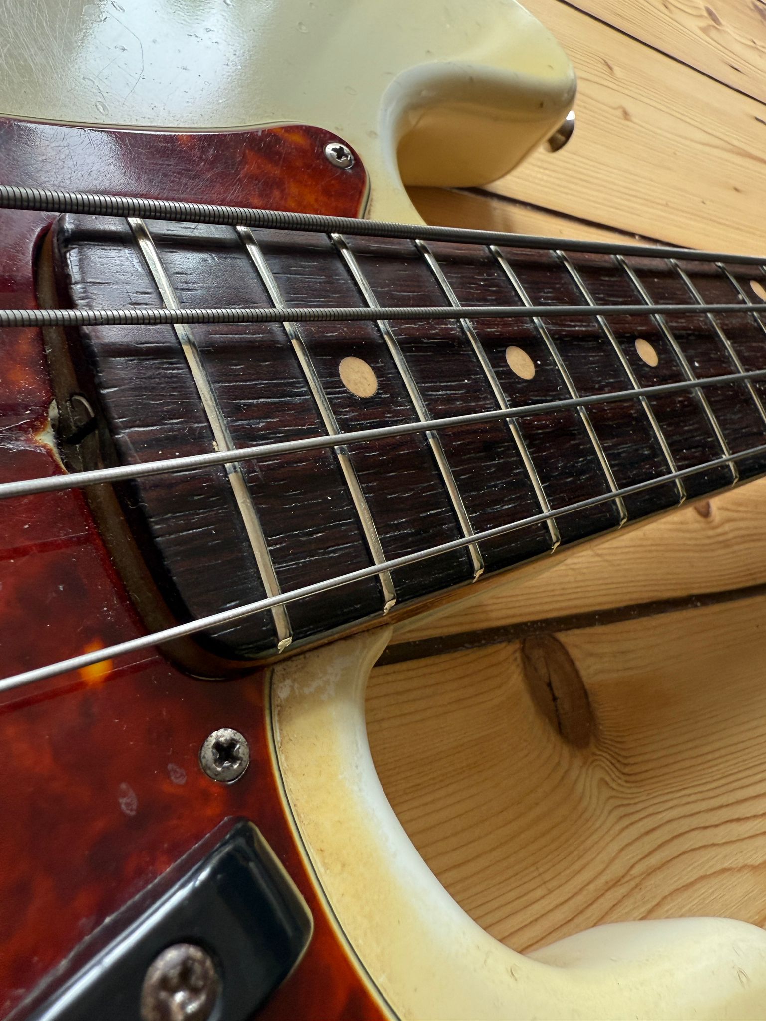 1962 Fender Precision Bass Guitar Olympic White - Vintage Bass Room
