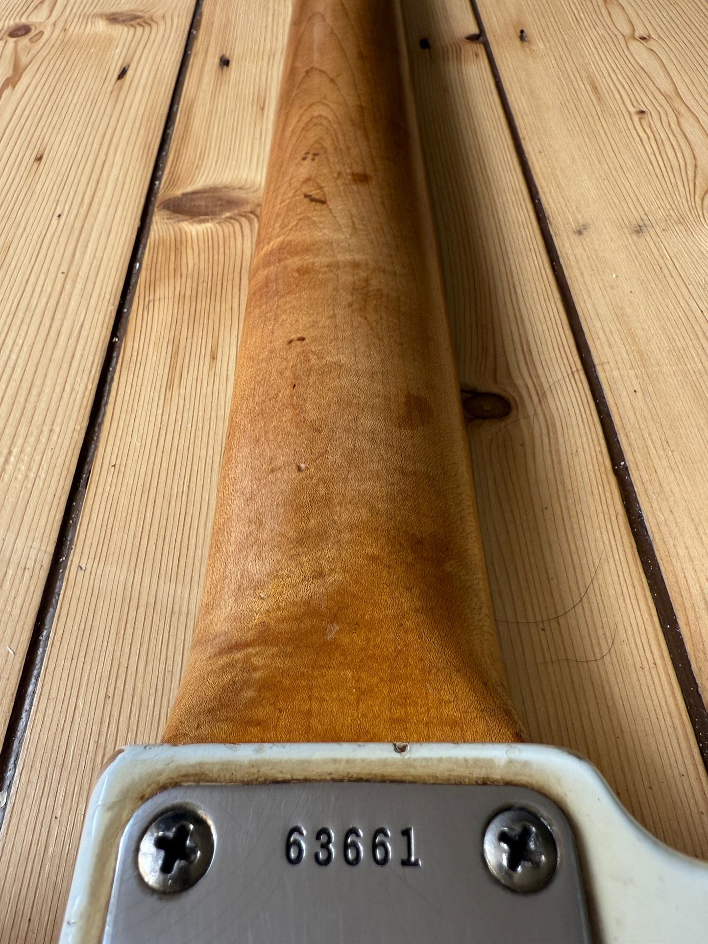1962 Fender Precision Bass Guitar Olympic White - Vintage Bass Room