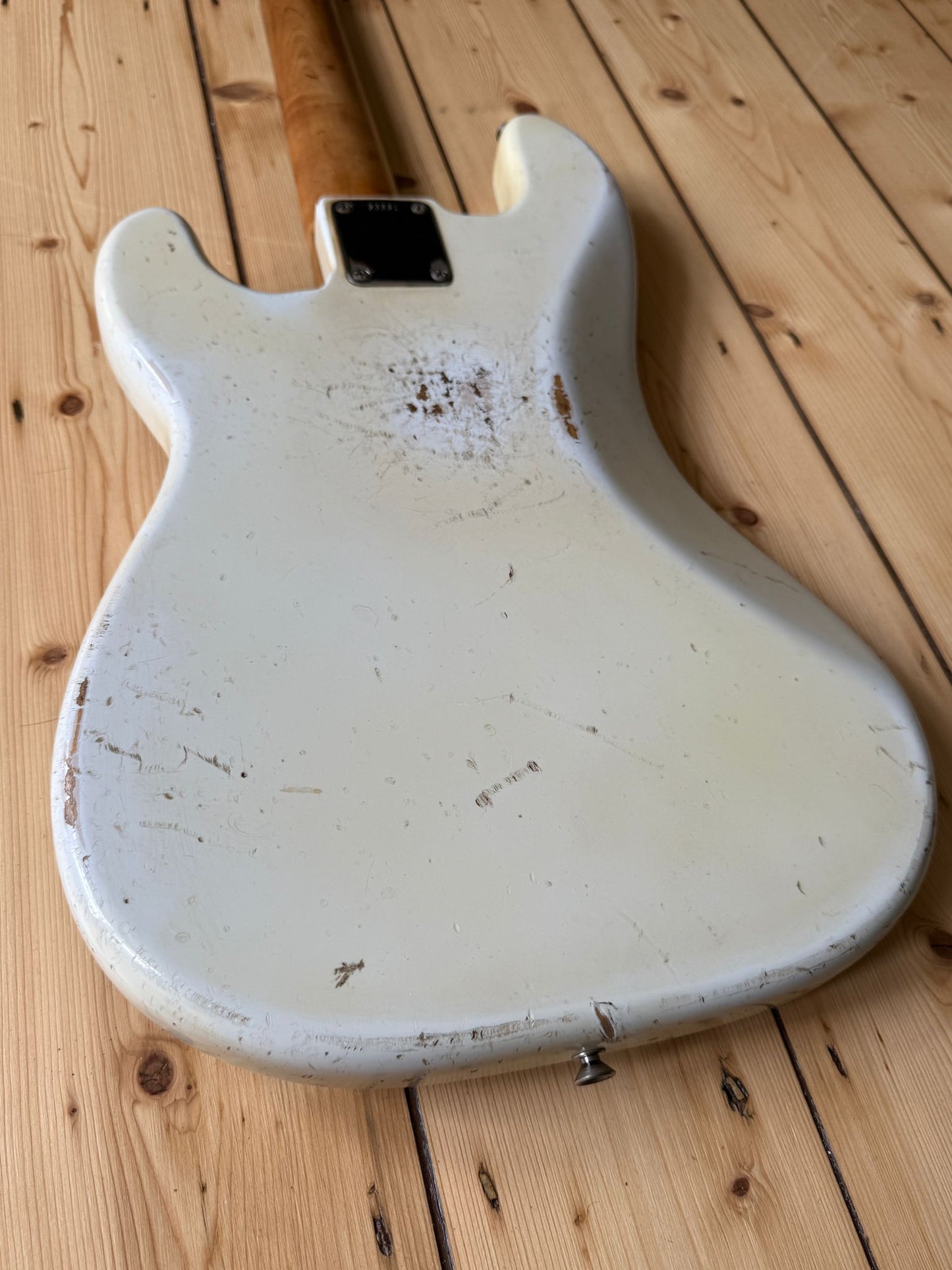 1962 Fender Precision Bass Guitar Olympic White - Vintage Bass Room