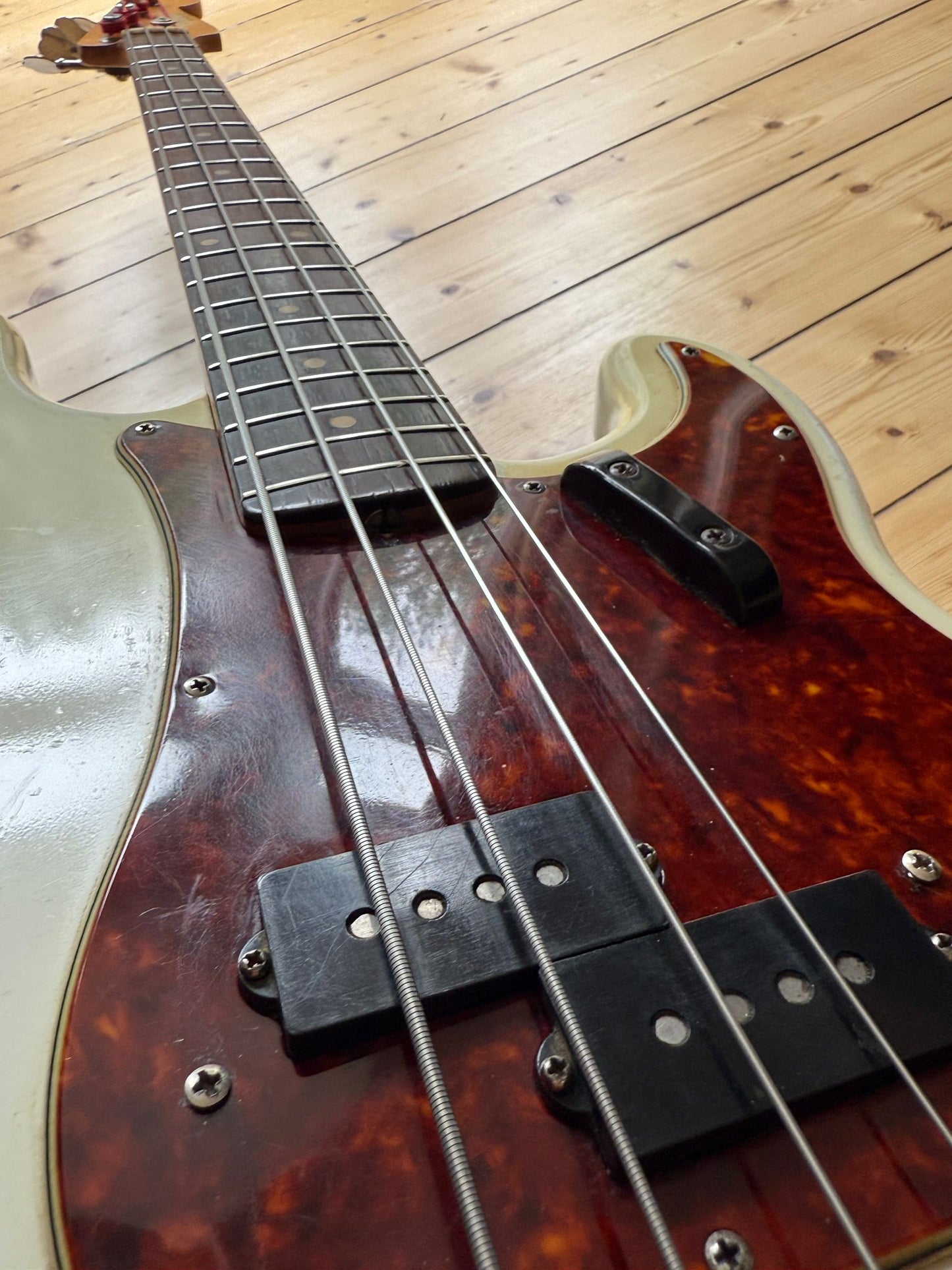 1962 Fender Precision Bass Guitar Olympic White - Vintage Bass Room