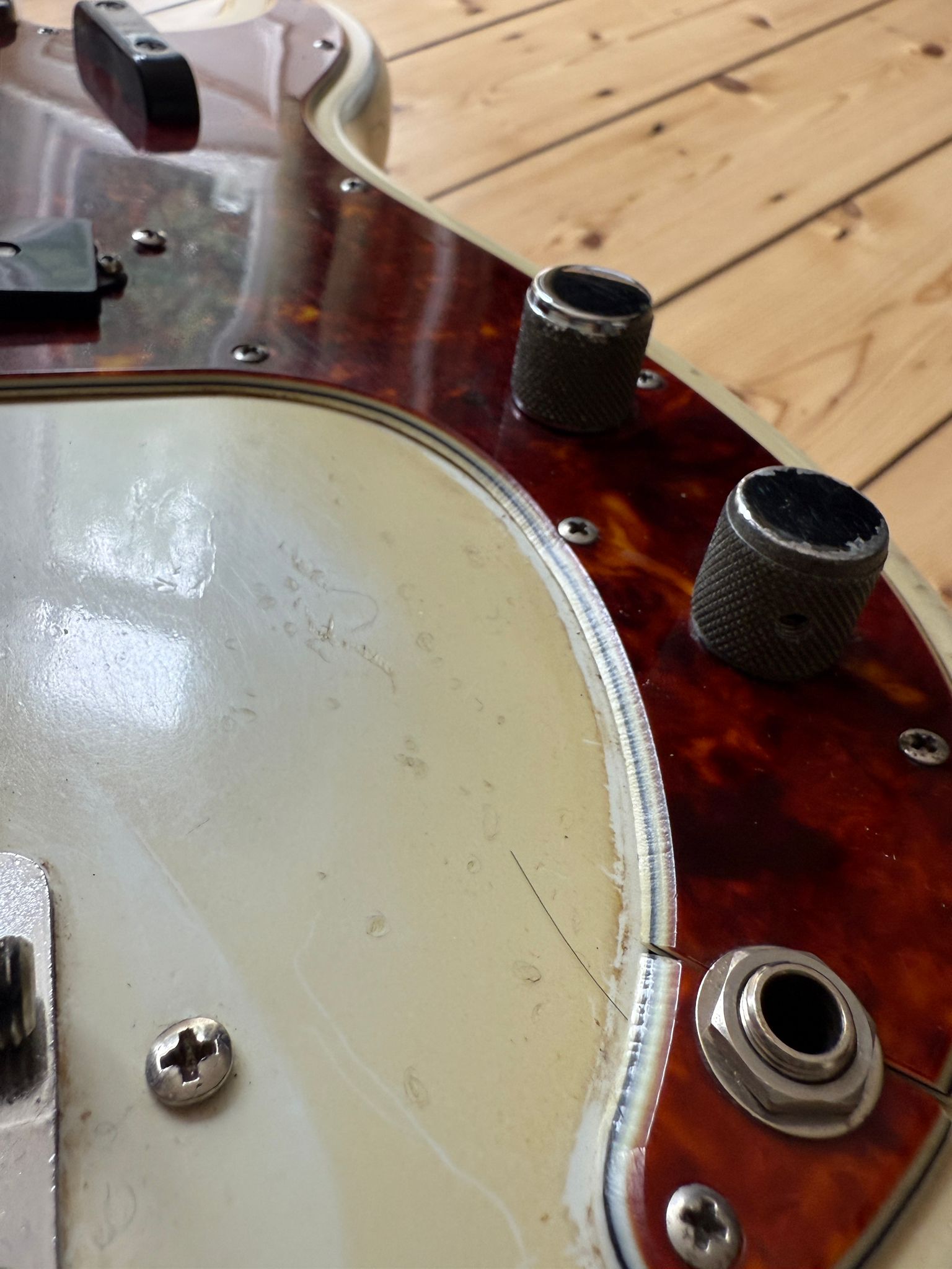 1962 Fender Precision Bass Guitar Olympic White - Vintage Bass Room