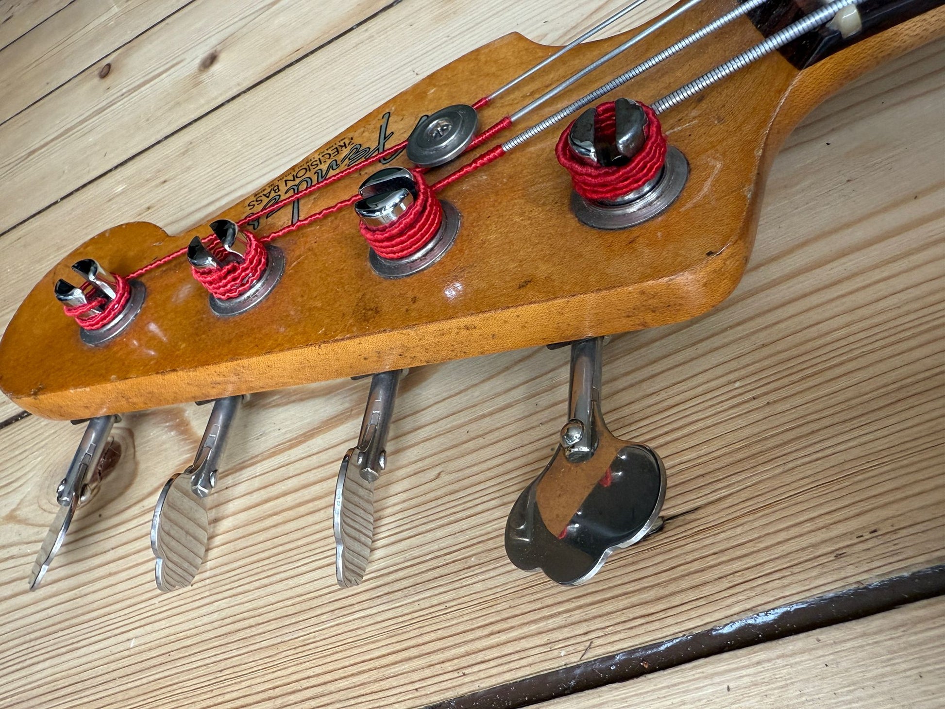 1962 Fender Precision Bass Guitar Olympic White - Vintage Bass Room