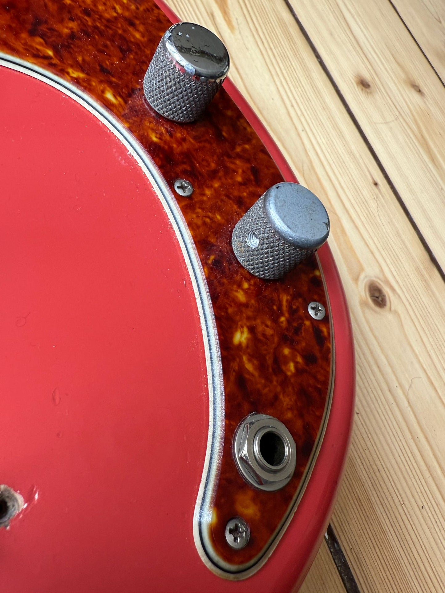1963 Fender Precision Bass Guitar Fiesta Red - Vintage Bass Room