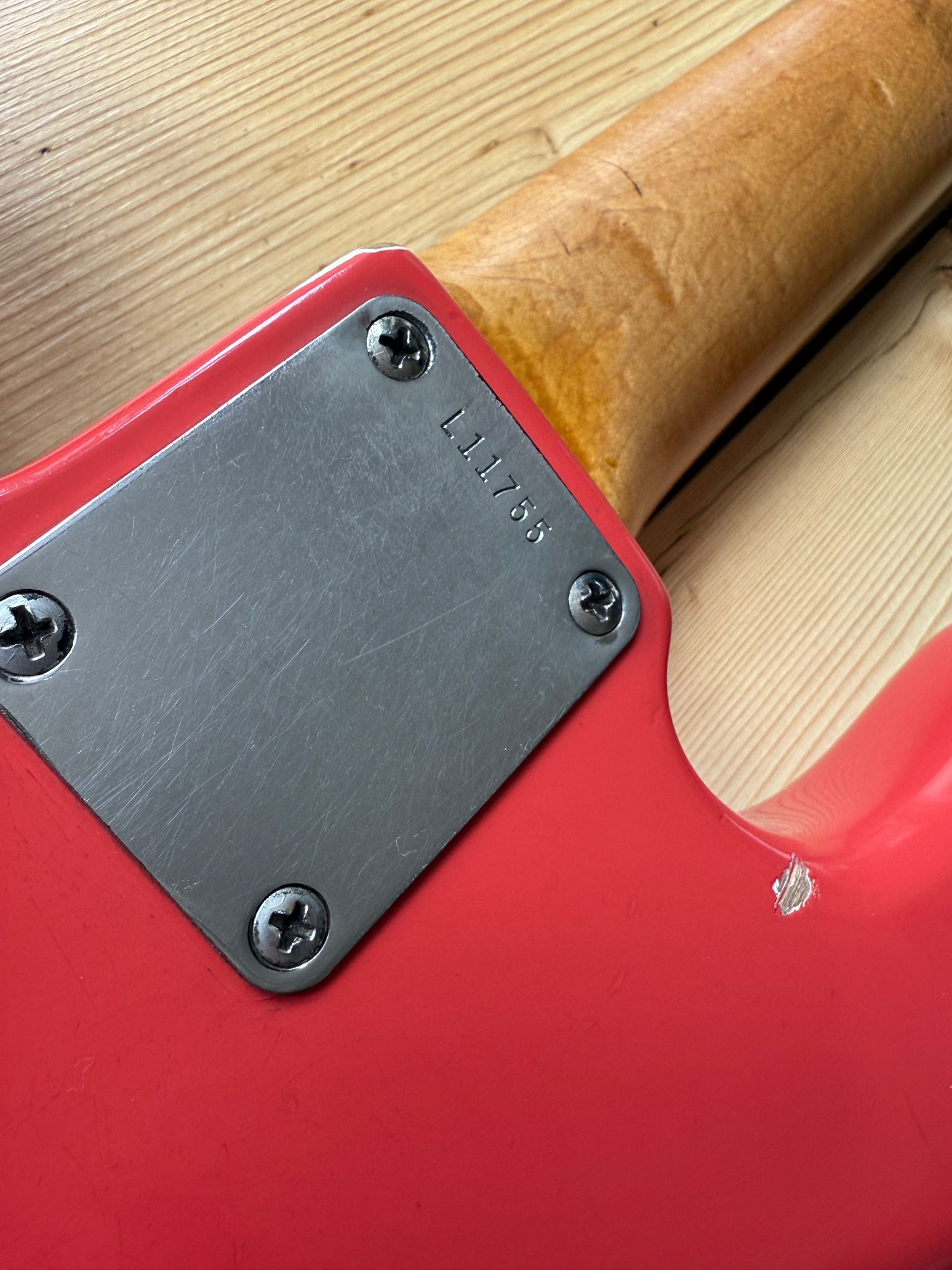 1963 Fender Precision Bass Guitar Fiesta Red - Vintage Bass Room