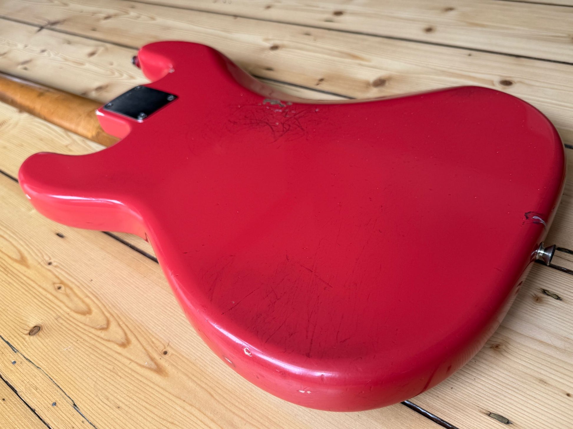 1963 Fender Precision Bass Guitar Fiesta Red - Vintage Bass Room